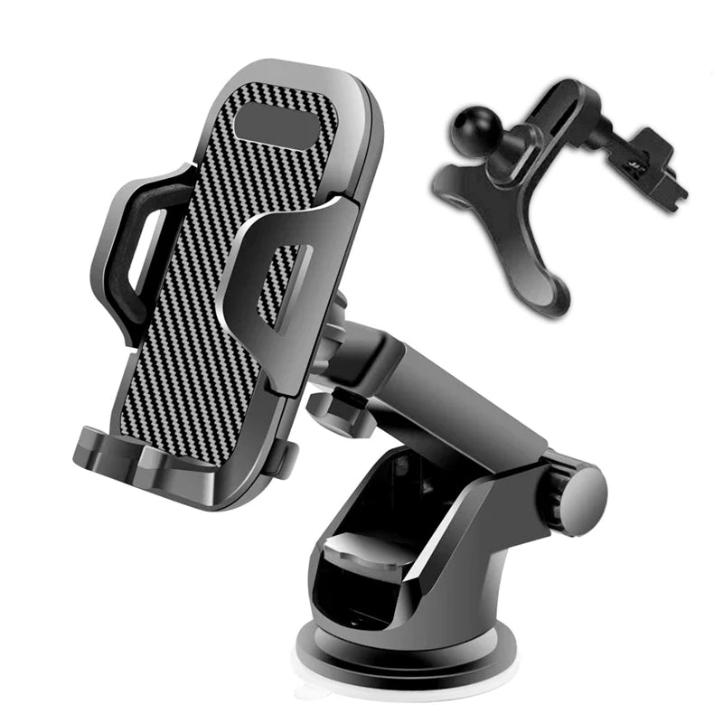 Revolutionary 360° Universal Car Phone Mount - Secure Windshield Holder for Your Mobile Device and GPS