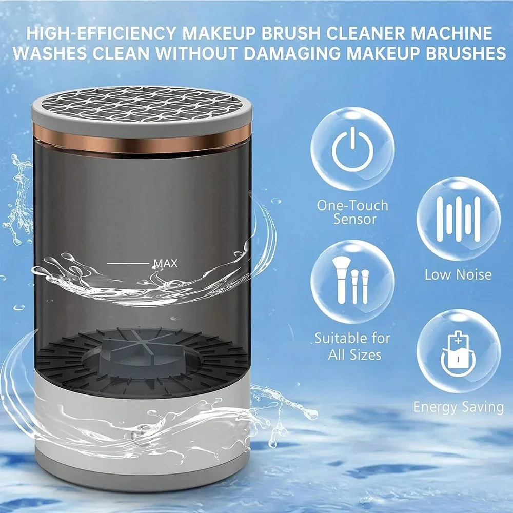 Revolutionary Electric Makeup Brush Cleaner & Dryer - Effortless Cleaning in Minutes!