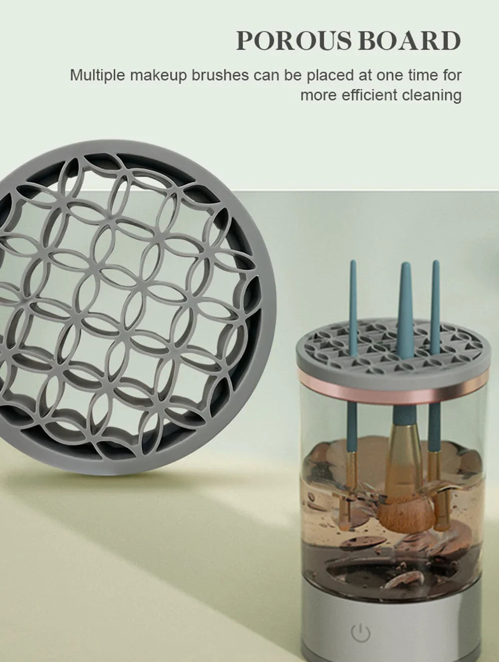 Revolutionary Electric Makeup Brush Cleaner & Dryer - Effortless Cleaning in Minutes!