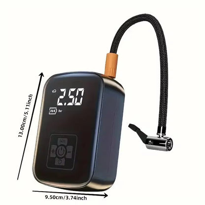 Powerful Wireless Car Air Compressor - Ultimate Electric Tire Inflator for Motorcycles, Bicycles, and More!