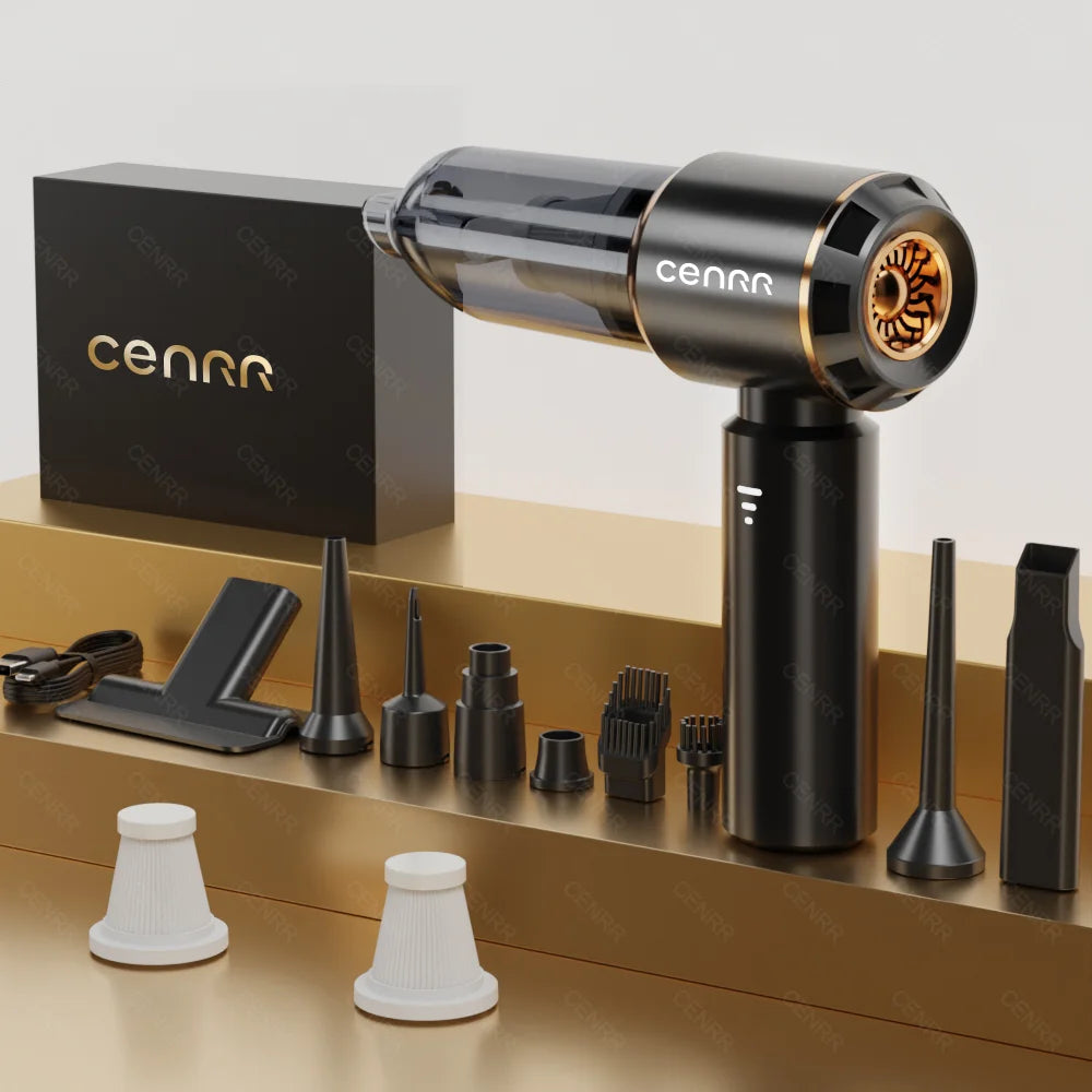 Powerful Cordless Mini Car Vacuum Cleaner - Your Ultimate Handheld Portable Cleaning Solution