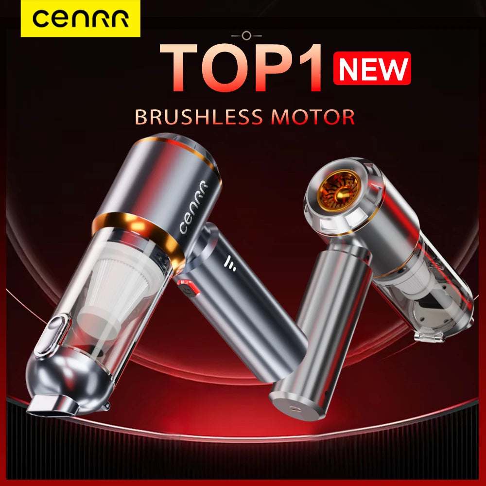 Powerful Cordless Mini Car Vacuum Cleaner - Your Ultimate Handheld Portable Cleaning Solution