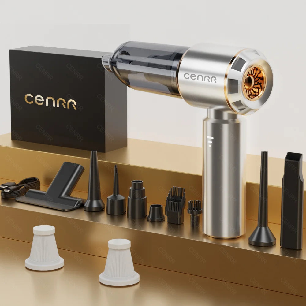 Powerful Cordless Mini Car Vacuum Cleaner - Your Ultimate Handheld Portable Cleaning Solution