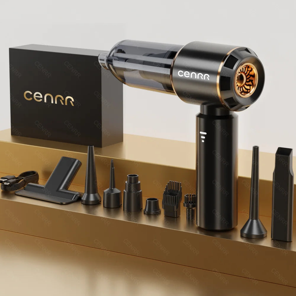 Powerful Cordless Mini Car Vacuum Cleaner - Your Ultimate Handheld Portable Cleaning Solution