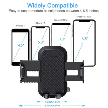 Revolutionary 360° Universal Car Phone Mount - Secure Windshield Holder for Your Mobile Device and GPS