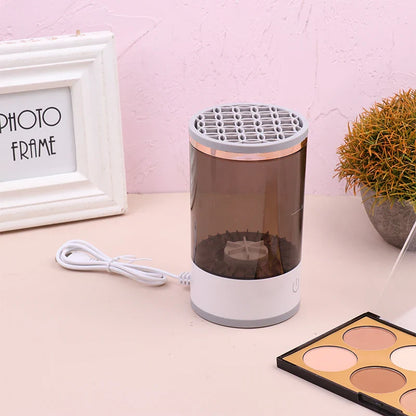 Revolutionary Electric Makeup Brush Cleaner & Dryer - Effortless Cleaning in Minutes!