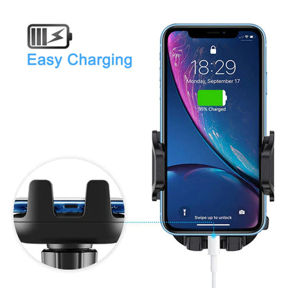 Revolutionary 360° Universal Car Phone Mount - Secure Windshield Holder for Your Mobile Device and GPS