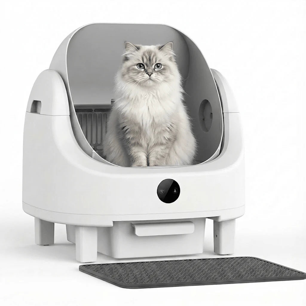 HEYBO Top Open Smart Cat Litter Box | App-Controlled & Large Capacity