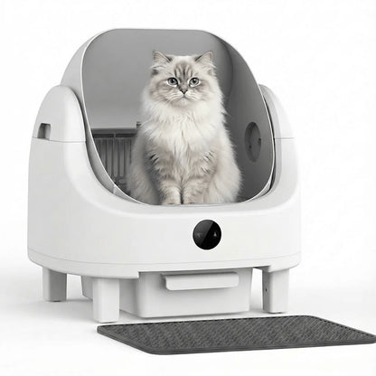 HEYBO Top Open Smart Cat Litter Box | App-Controlled & Large Capacity