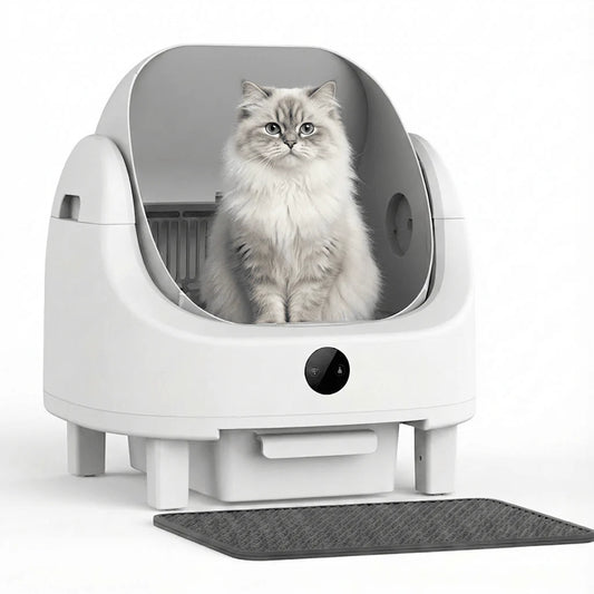 HEYBO Top Open Smart Cat Litter Box | App-Controlled & Large Capacity