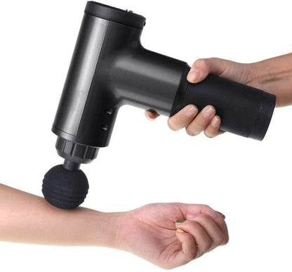Experience Ultimate Relaxation with Our Deep Tissue Massage Gun - 4 Interchangeable Heads for Targeted Relief
